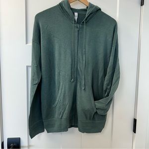 Lululemon Wake Up & Go hooded full zip sweater 10
